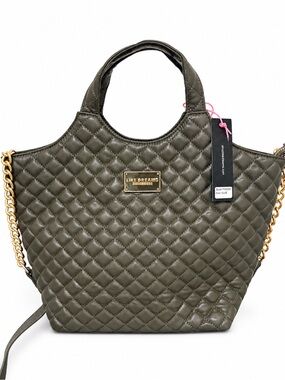Like Dreams Quilted Tote Bag – Olive – NWT – Convertible Shoulder & Crossbody